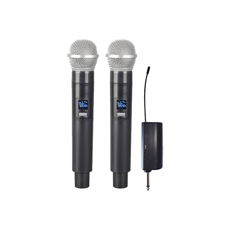 VD-52 Portable VHF Dual-channel Mini Wireless Microphone